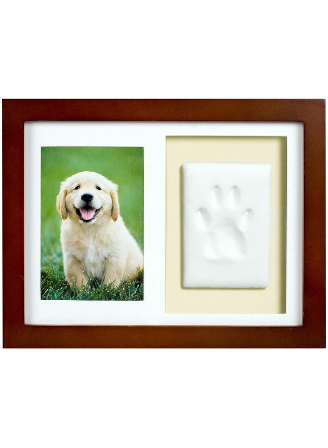 tiny ideas Paw Print Keepsake Impression Kit, No Mess Pet Clay Paw Print Mold for Dog and Cat, Ideal Personalized Gift or Memorial Frame for Pet Parents - Image 1