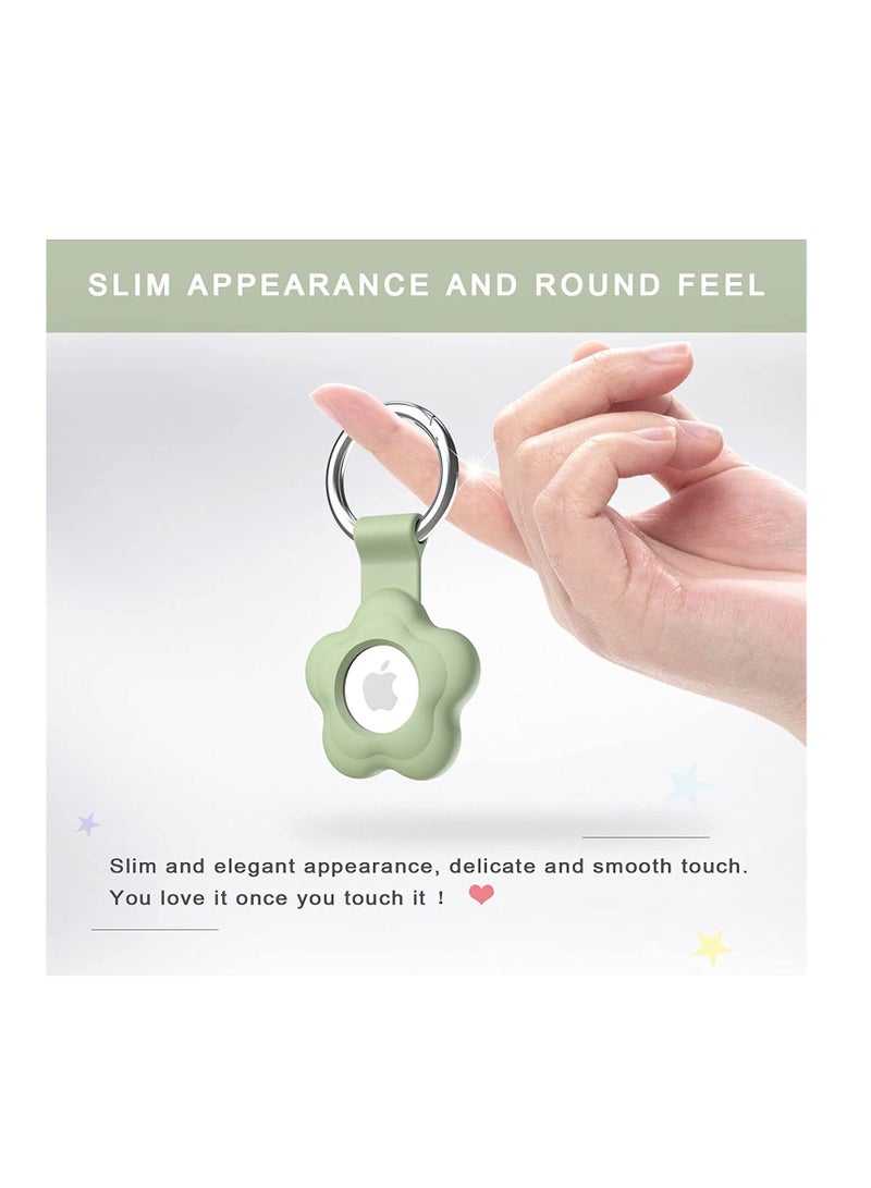 Airtag Case for Apple AirTag for Keychain AirTags Case with Anti Lost Key Ring Protective for AirTag Holder Case Cover Items for Pets Keys Backpacks 5 Pack Multiple Colours - Image 4