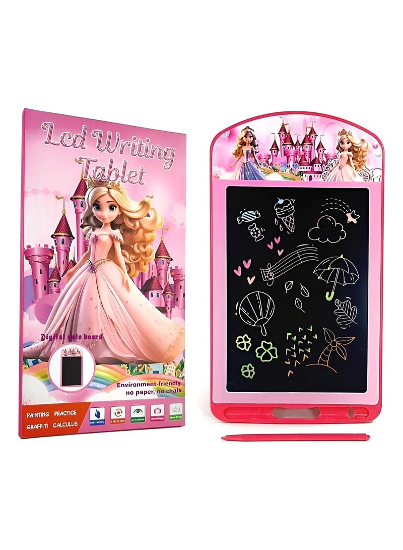 LCD Writing Board for Kids - Princess Design - Image 1