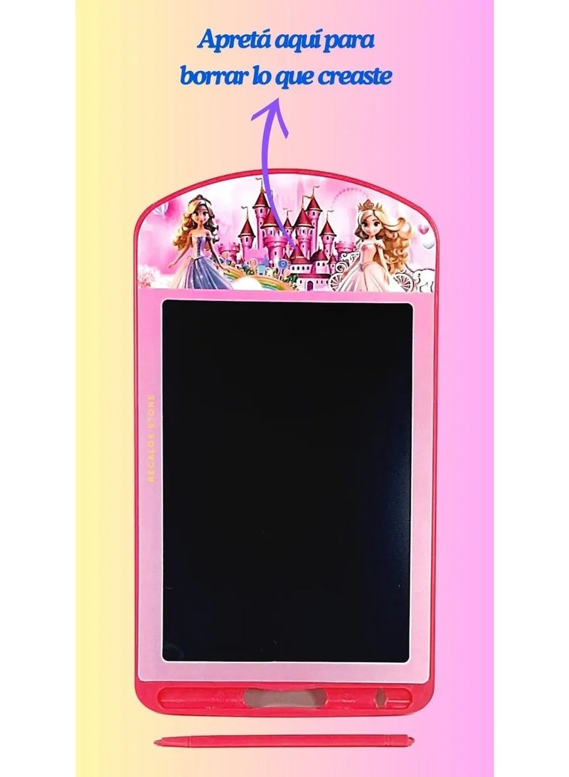 LCD Writing Board for Kids - Princess Design - Image 2