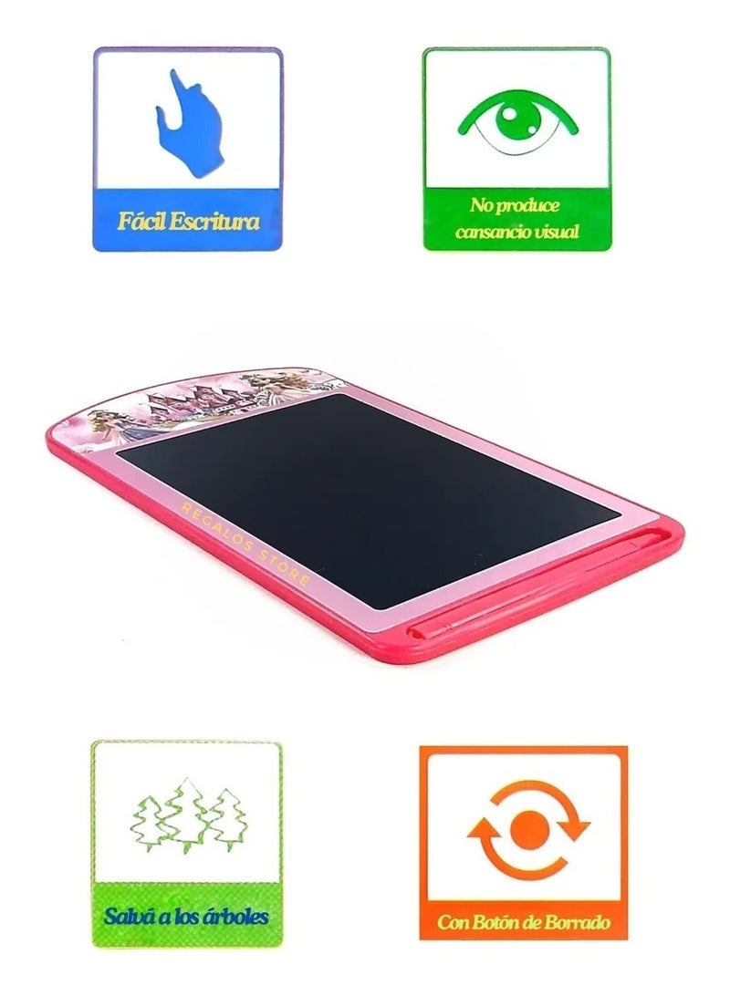 LCD Writing Board for Kids - Princess Design - Image 4
