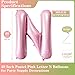 Lovoir 40 Inch Pastel Pink Letter N Balloons 1 Pcs Letter Balloons Alphabet Self Sealing Mylar Foil Material Perfect for Boys Girls Unisex Adult Birthday Anniversary - Image 4