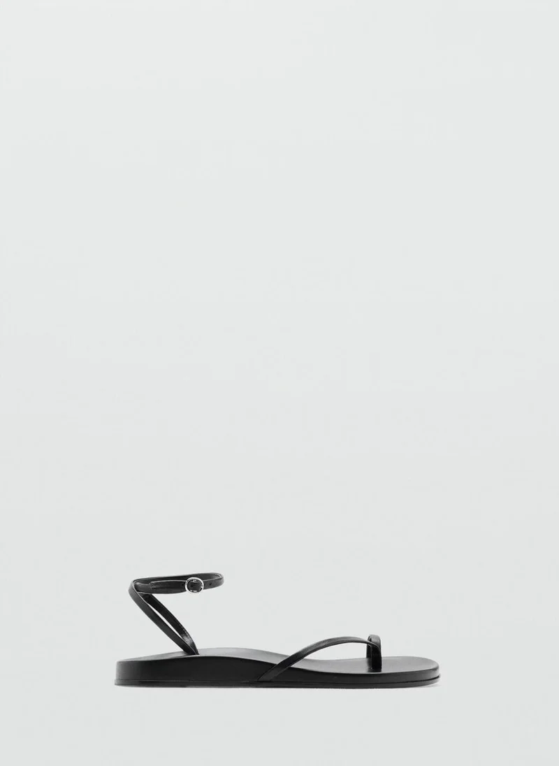مانجو Leather Straps Sandals
