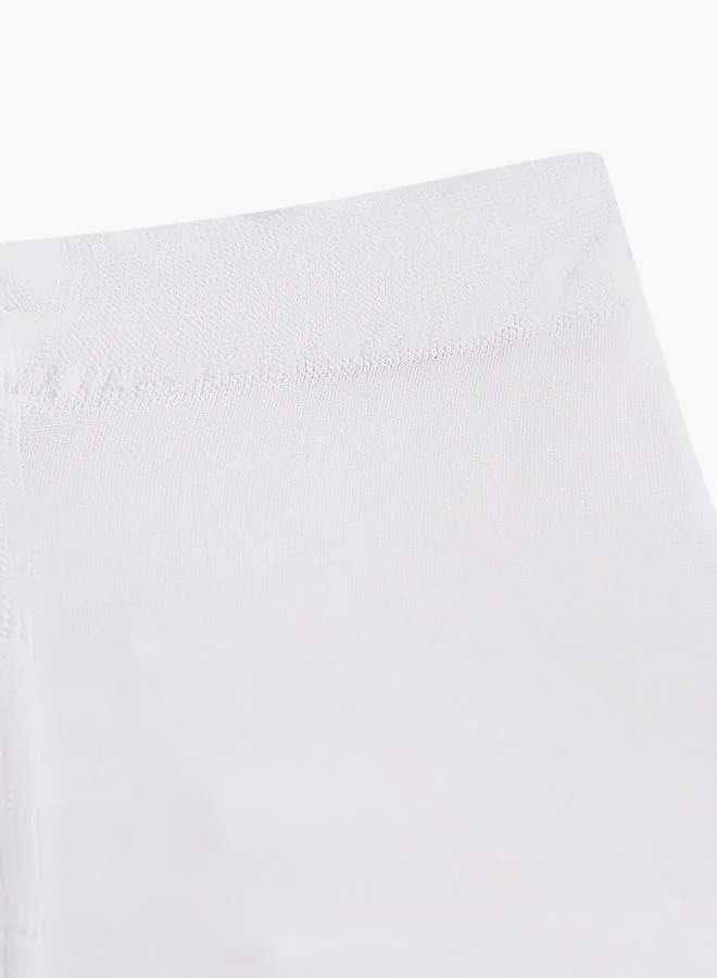 Flora Bella By Shoexpress Girls Textured Tights with Elasticated Waistband - Set of 2