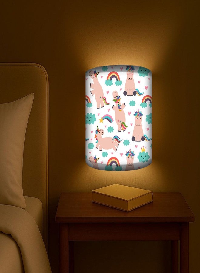 Nutcase Designer Arc Wall Mounted Lamp Lights Half Shade Bedside Fabric Lampshade Sconces - with B22 Brass Holder and Bulb - Image 1