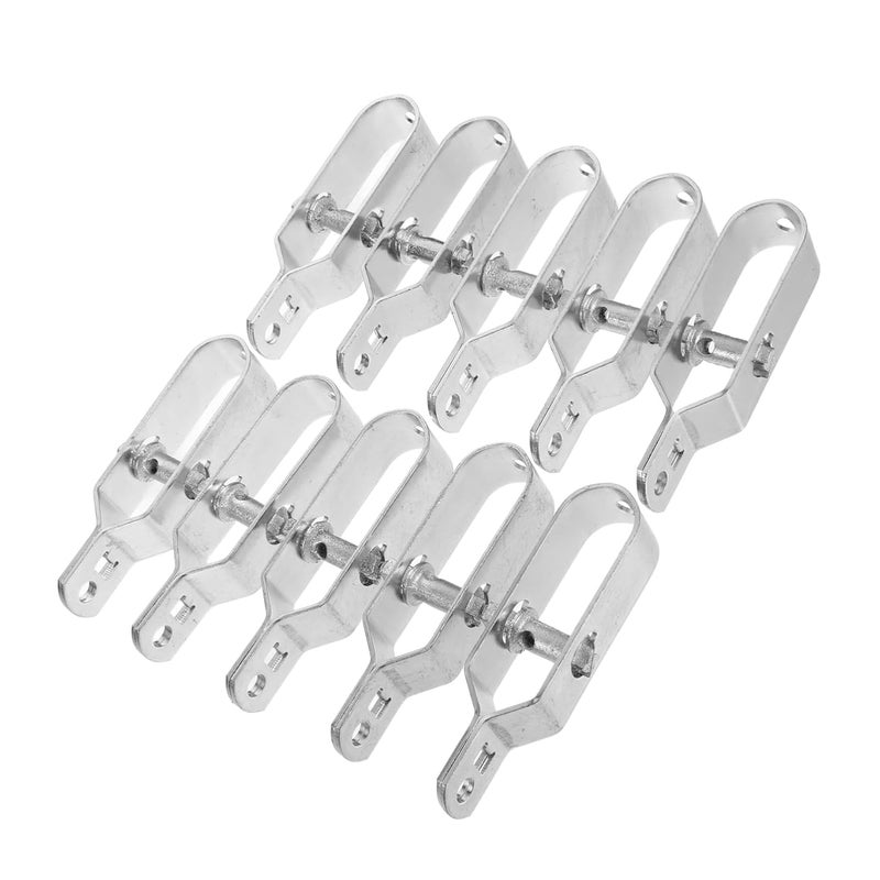 مشدات الأسلاك الفولاذية الثقيلة القابلة للتعديل لتثبيت الكابلات للاستخدام في الحدائق والهواء الطلق 10 قطع - Image 1