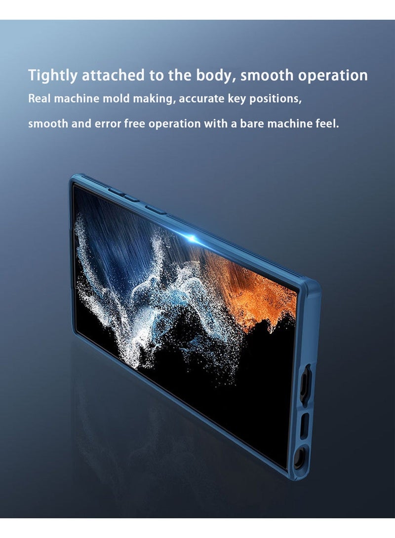 Nillkin Samsung Galaxy S23 Ultra Case with  [Camera Protection] Slide Camera Cover, Full-Body Protective Phone case, Hard PC Back & Soft Bumper, Slim Protective Case for Galaxy S23 Ultra 6.8" 5G, Blue - Image 5