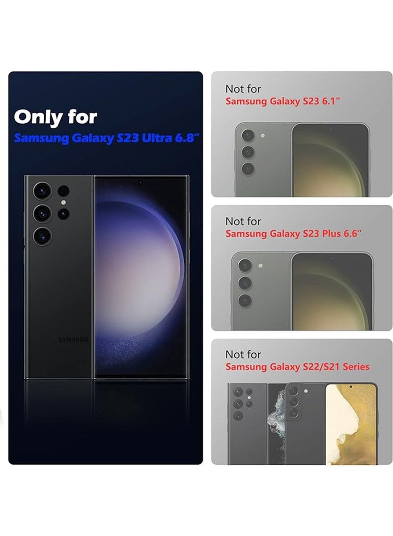 Nillkin Samsung Galaxy S23 Ultra Case with  [Camera Protection] Slide Camera Cover, Full-Body Protective Phone case, Hard PC Back & Soft Bumper, Slim Protective Case for Galaxy S23 Ultra 6.8" 5G, Blue - Image 2