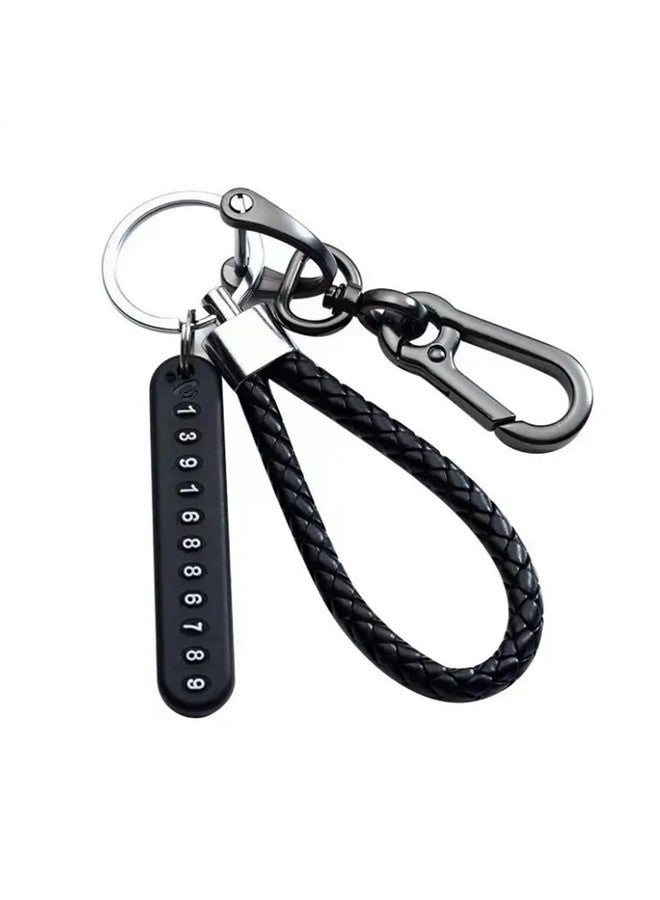 FORCE 24 Force24 - Keychain Anti-Lost For Keys With Phone Number Tag Metal Key Chain Double Pendant Keyring For Car, Bike, Luggage, Office And Home,Multi-Coloured - Image 1