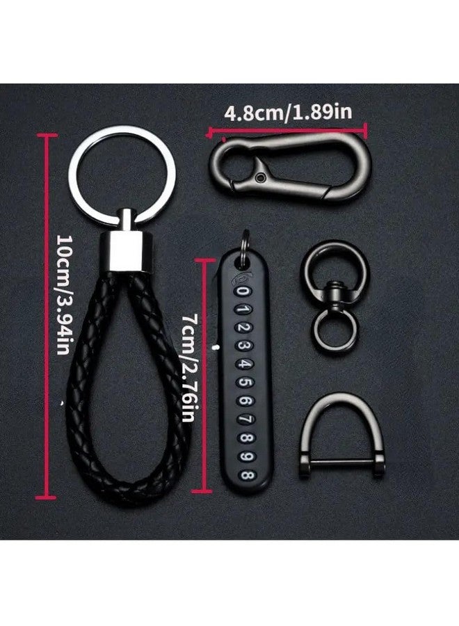 FORCE 24 Force24 - Keychain Anti-Lost For Keys With Phone Number Tag Metal Key Chain Double Pendant Keyring For Car, Bike, Luggage, Office And Home,Multi-Coloured - Image 4