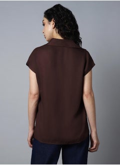 HIGH STAR Women Brown Shirt  - Image 2