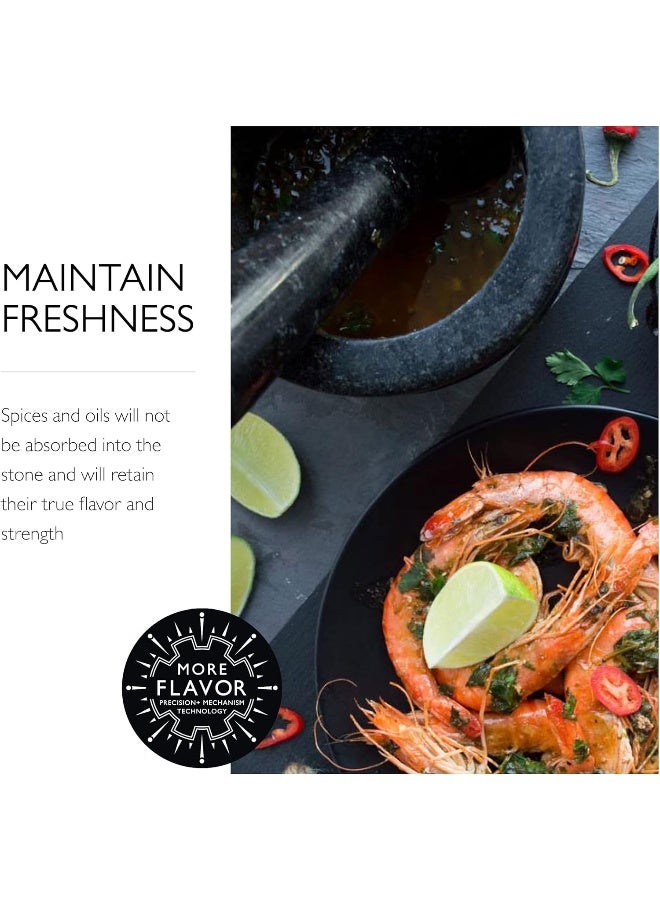 Cole & Mason Granite Mortar & Pestle, 8-Pound, Black - Image 4