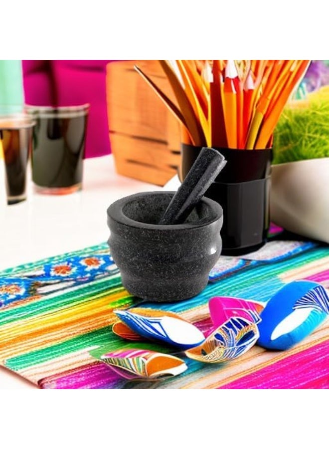 Cole & Mason Granite Mortar & Pestle, 8-Pound, Black - Image 5