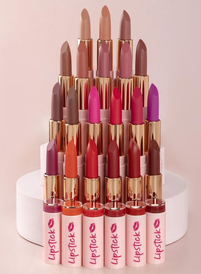 Pink Up | Lipstick | Long-Lasting Matte Lipstick | Makeup | Lipstick | Matte finish with an ultra-smooth texture | Non-drying | Intense, long-lasting color | Petal Shade | Model PKLP06 - Image 5