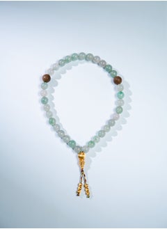 Elegant Jade Tasbih – 33 Beads, 8mm Beads, Handcrafted Prayer Beads, Ideal for Daily Use, Perfect for Muslim Prayers