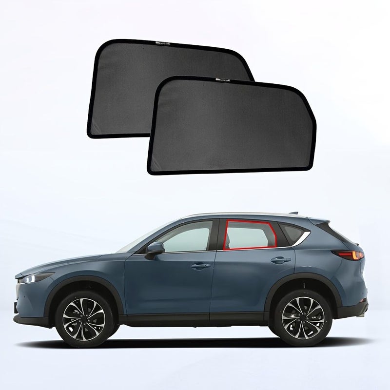 Magnetic Frame Window Sun Shade For Mazda CX-5 2017-2023 Easy Install Polyester Rear Passenger Side - Image 5