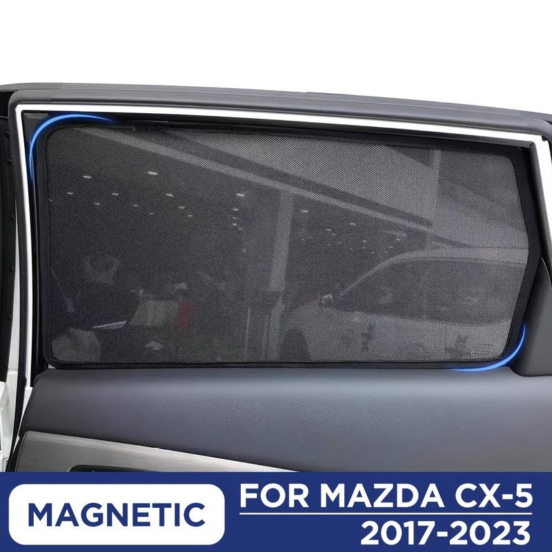Magnetic Frame Window Sun Shade For Mazda CX-5 2017-2023 Easy Install Polyester Rear Passenger Side - Image 2