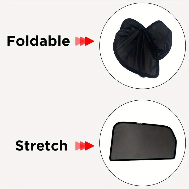 Magnetic Frame Window Sun Shade For Mazda CX-5 2017-2023 Easy Install Polyester Rear Passenger Side - Image 4