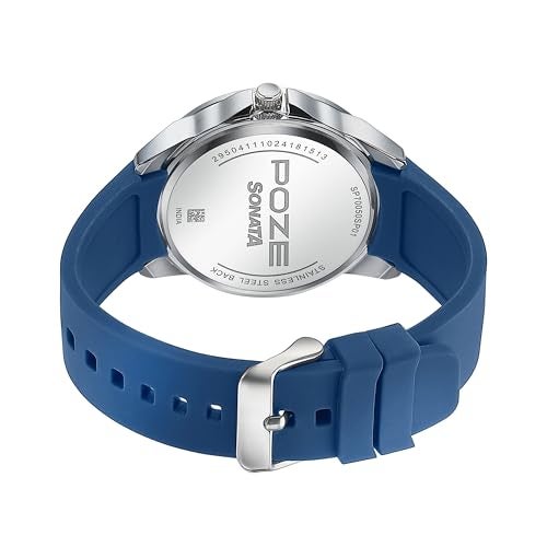 Sonata Poze Analog Quartz Blue Dial Watch for Men - Image 2