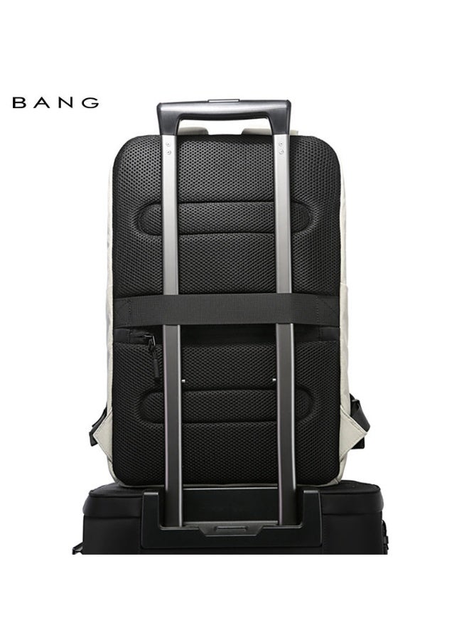 Bange 7856 Oxford Fabric Business Laptop Backpack with USB Charging Port and Anti-Theft Travel Features - Image 4