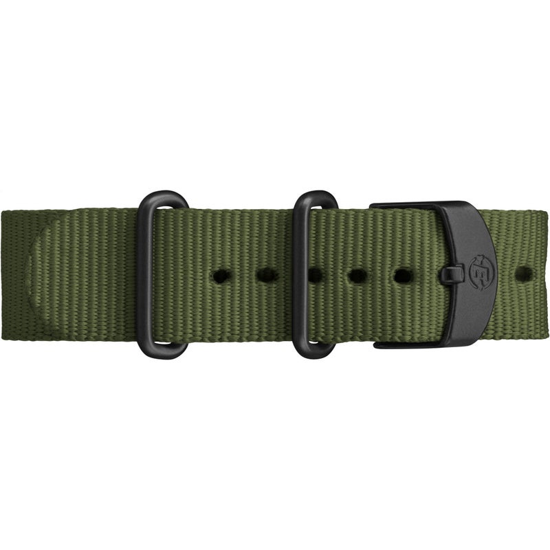 Timex Men's Expedition Scout 40mm Watch â€“ Black Case Black Dial with Green Fabric Strap - Image 4