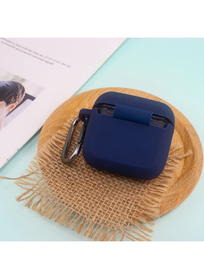 Generic - Applicable Skull Skull Candy Mod Bluetooth Headset Silicone Protective Case Storage Box Simple Solid Color Shell-Color:Creamy-white-Model:G79 - Image 1