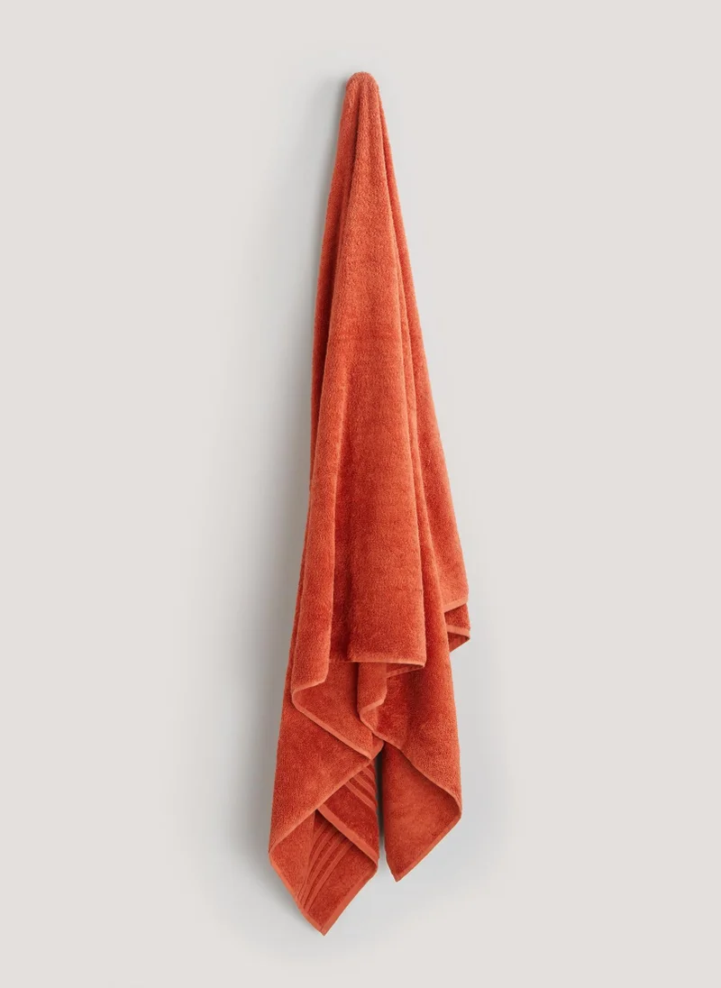 Matalan Orange 100% Egyptian Cotton XL Bath Sheet