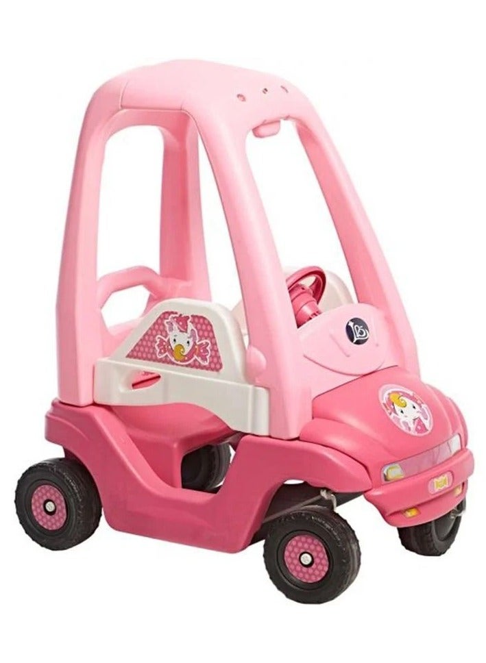 Amsham Toys Baby Coupe Ride On Car - Pink - Image 1
