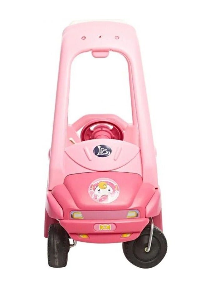 Amsham Toys Baby Coupe Ride On Car - Pink - Image 3