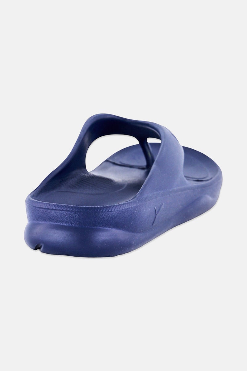 PUMA Men Brand Logo Slip On Slippers, Navy - Image 3
