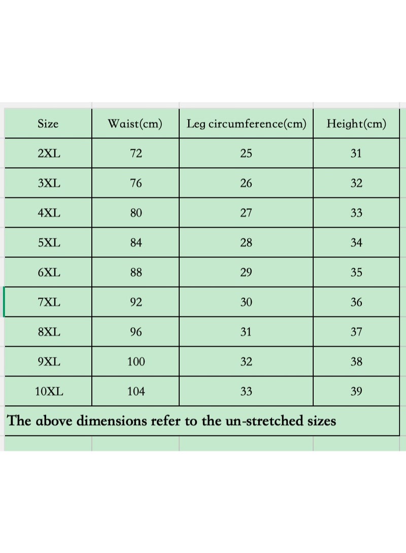 Men's Plus size Cotton Boxer Mid Waist Seamless Underwear Solid Color Loose Youth Shorts - Image 2