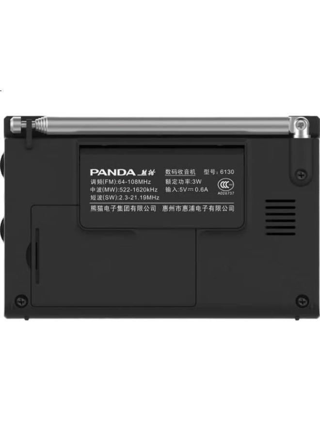 Panda Panda 6130 Full-Band Digital Stereo Radio With Stable Signal, For English College Entrance Exams, Cet-4, Cet-6, And Listening Tests (Black) - Image 3