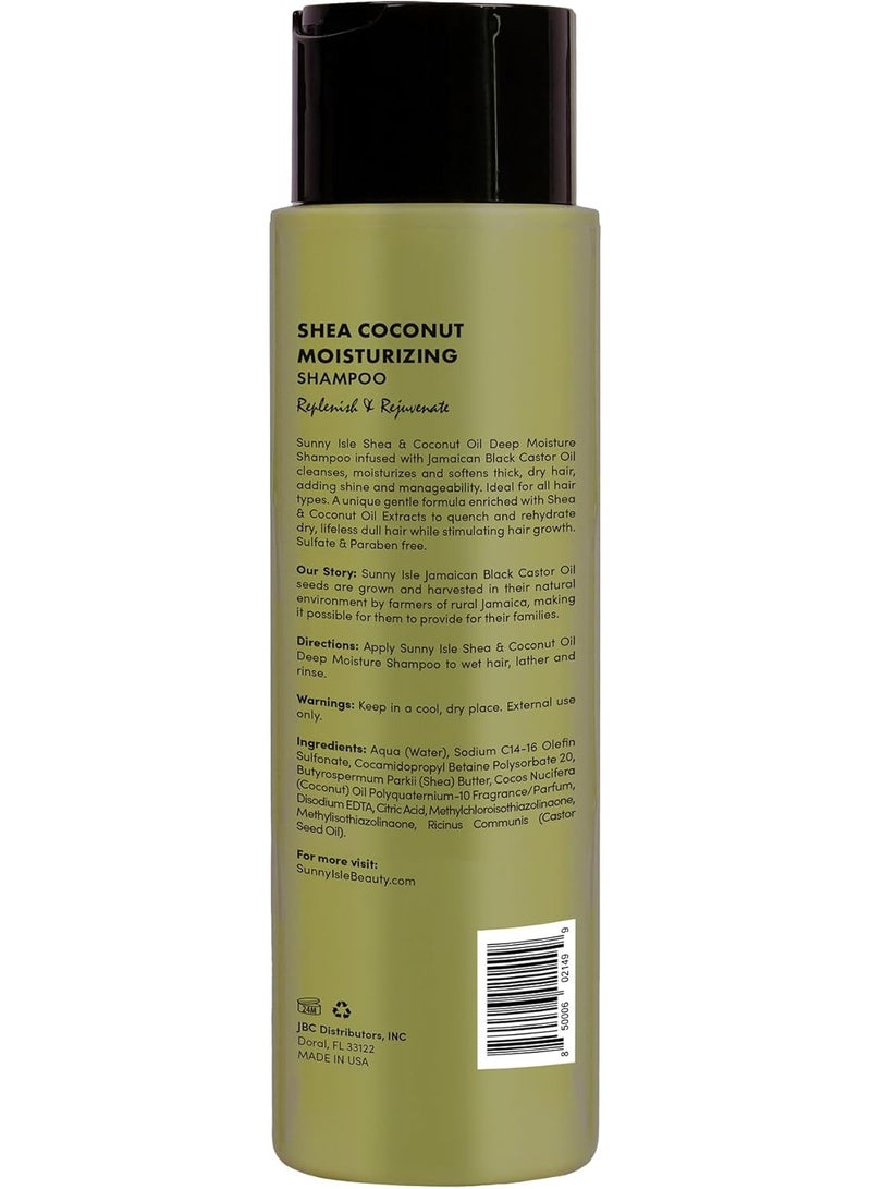 Sunny Isle Shea Coconut Moisturizing Shampoo 12oz