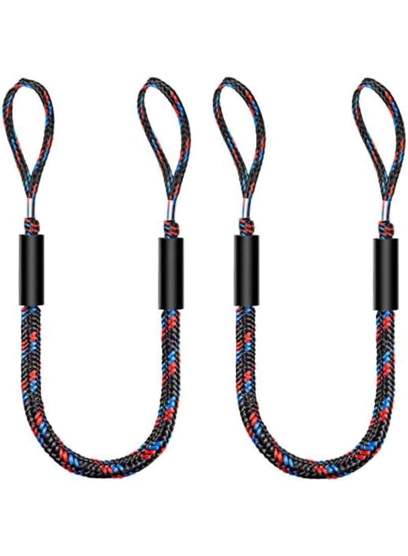 Luckam Boating Gifts for Men, Boat Bungee Dock Lines, Boat Accessories, Pontoon Accessories, Mooring Lines for Bass Boat, 4 Feet - Image 1