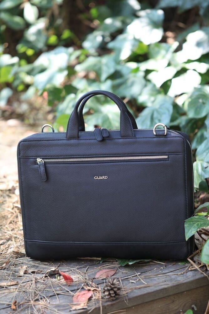 Guard Black Leather Special Production Laptop and Briefcase  - Image 4