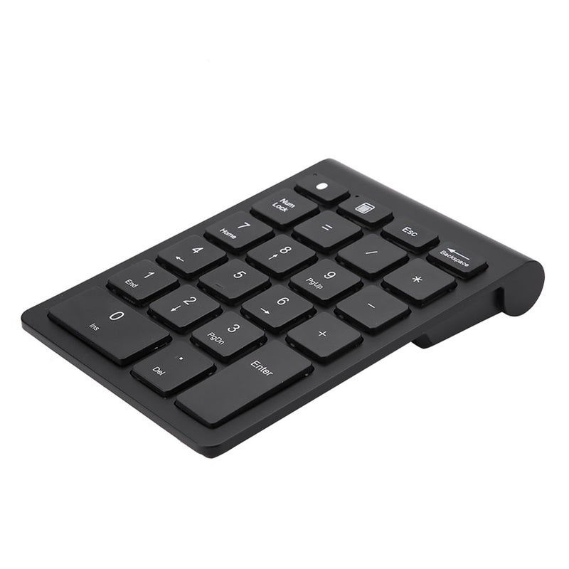 Black 22 Keys Mini Numpad Wireless Bluetooth Numeric Keypad For OS X PC - Image 1