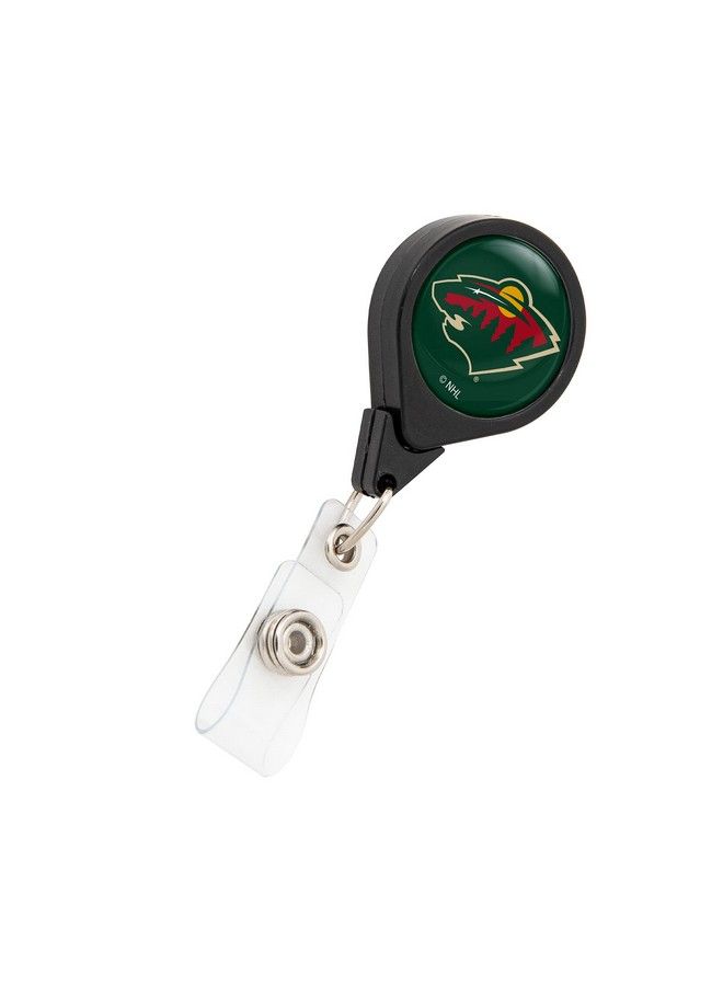 Desert Cactus Minnesota Wild Nhl Team Retractable Badge Holder Ticket Clip Reel Id  - Image 2