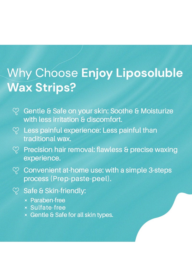 إنجوي شرائح شمعية طبيعية لإزالة الشعر للبشرة العادية - نعومة تدوم طويلًا - 41 شريحة - Image 4