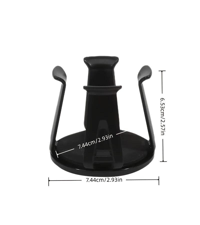 2026 Upgraded Car Cup Holder Insert With Self Adhesive Clamping Arms For Water Cup And Drinks Black - Image 2