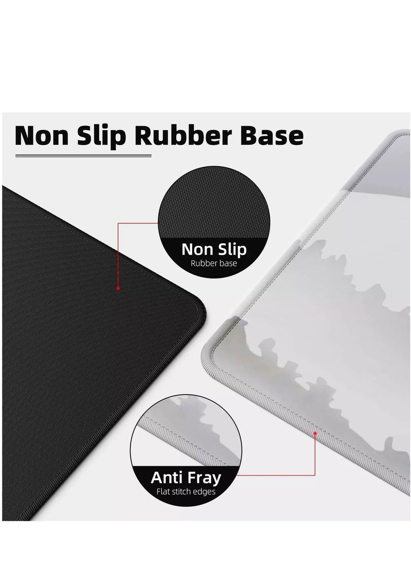 Japanese Cherry Blossom Bird Gaming Mouse Pad For Keyboard And Mouse Non-Slip Rubber Base - Size 80X30 CM