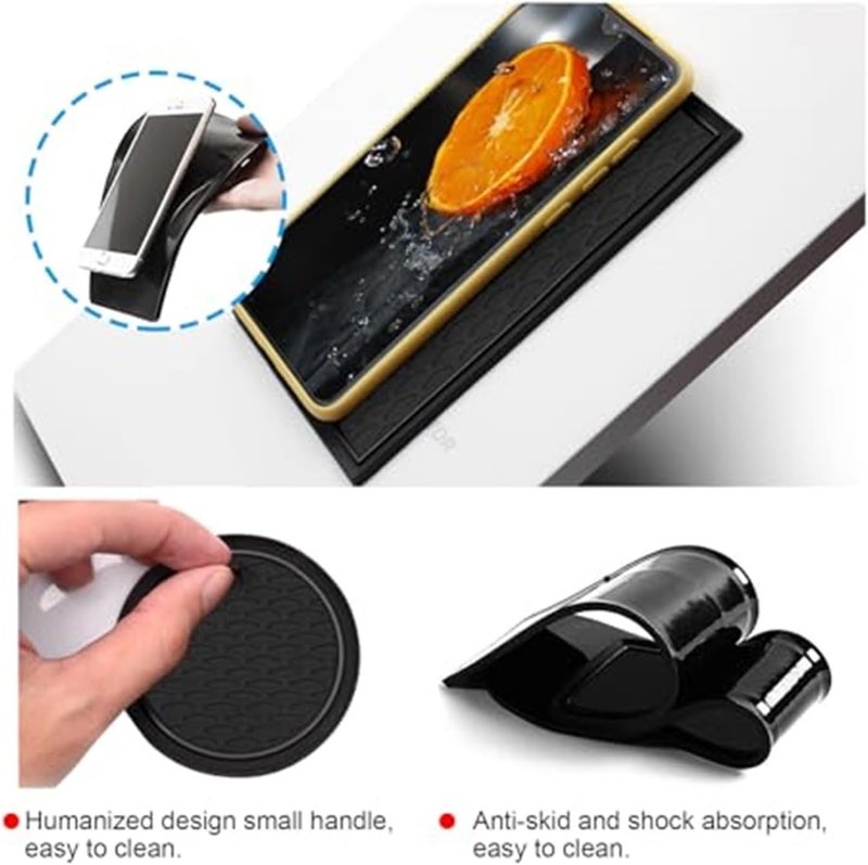 Wivplex Non-Slip Rubber Mat Set for VW Taigo/Nivus - Image 5