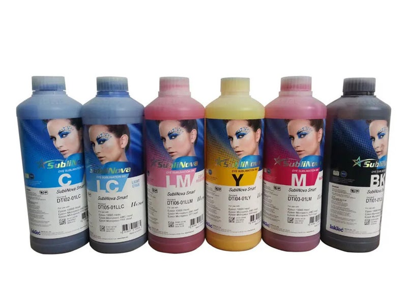 SubliNova Smart Sublimation Ink for Epson Inkjet Printers – Cyan 1kg | Heat Transfer Ink for Mugs, Mobile Covers & Polyester T-Shirts | High-Quality Printing Ink - Image 2