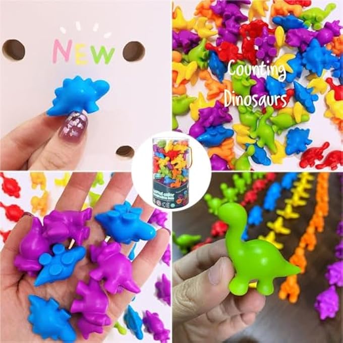 COUNTING MATCHING GAME, COLOR SORTING FOR COLOR CLASSIFICATION AND SENSORY TRAINING, MATCHING GAMESSET WITH SORTING BOWLS, SORTING GAMES FOR BOYS AND GIRLS - Image 2