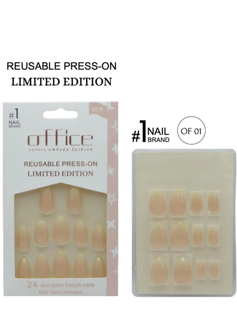 أوفيس اظافر اوفيس اكريليك 24 ظفر- رقم 1