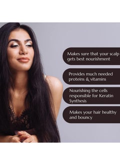 ATRIMED Denz & Darc Herbal Hair Oil | Imparts Colour To Grey Hair | Dual Benefits Of Pigments And Nutrients | 300Ml | Pack Of 3  - Image 5