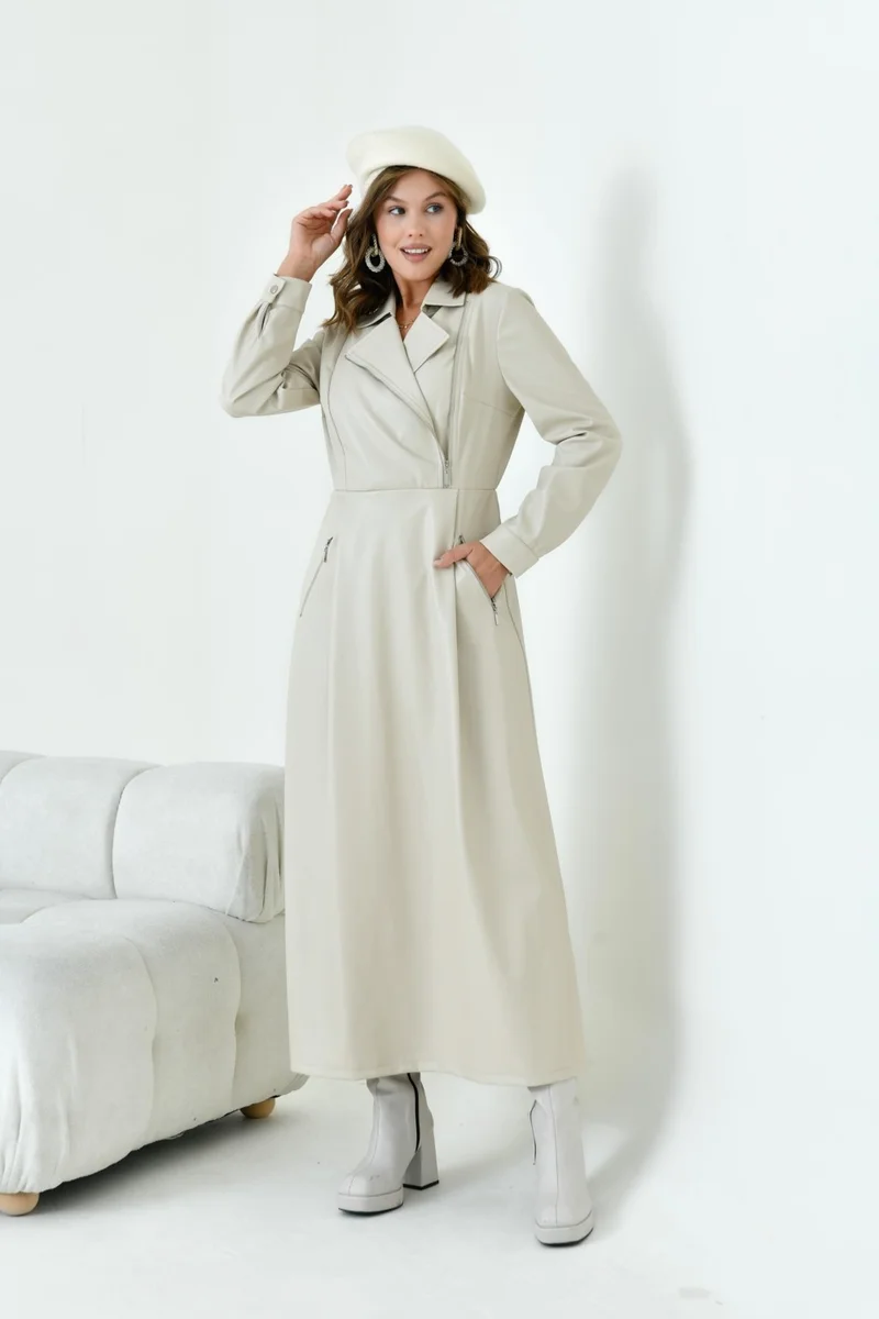Garmi Faux Leather Dress