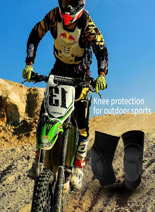 HUBTURE Wrestling Knee Pads, Thickened Soft Protective Knee Sleeves for Men Women, Flexible Anti-Collision Knee Support Brace for Wrestling Basketball Volleyball Football Dance Knee Protector - Image 5