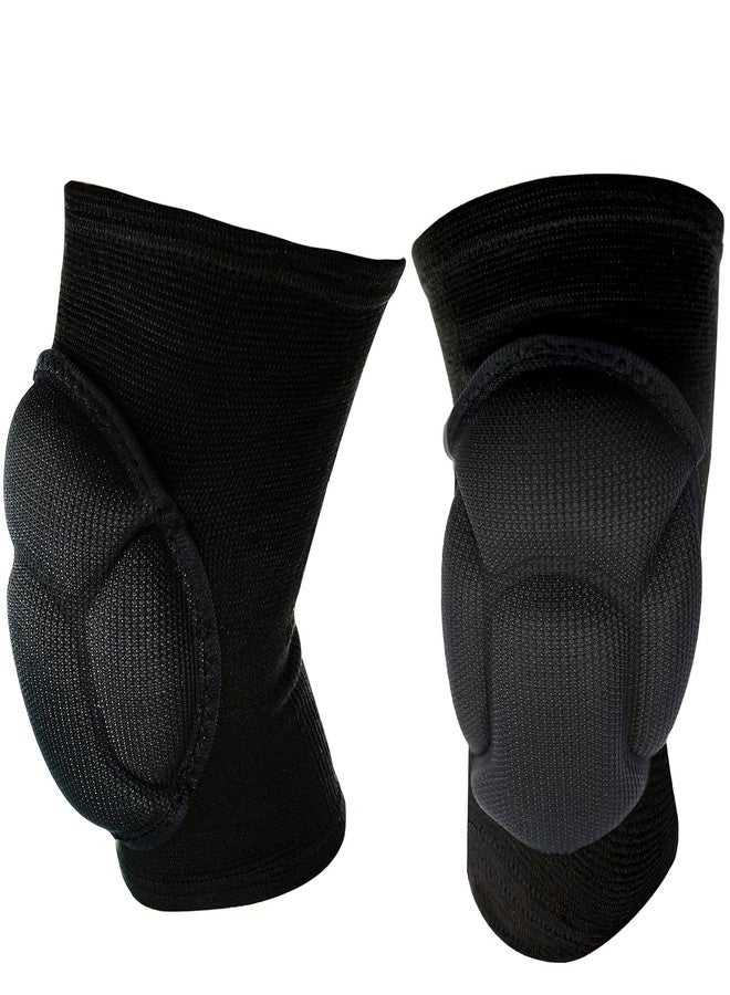 HUBTURE Wrestling Knee Pads, Thickened Soft Protective Knee Sleeves for Men Women, Flexible Anti-Collision Knee Support Brace for Wrestling Basketball Volleyball Football Dance Knee Protector - Image 1