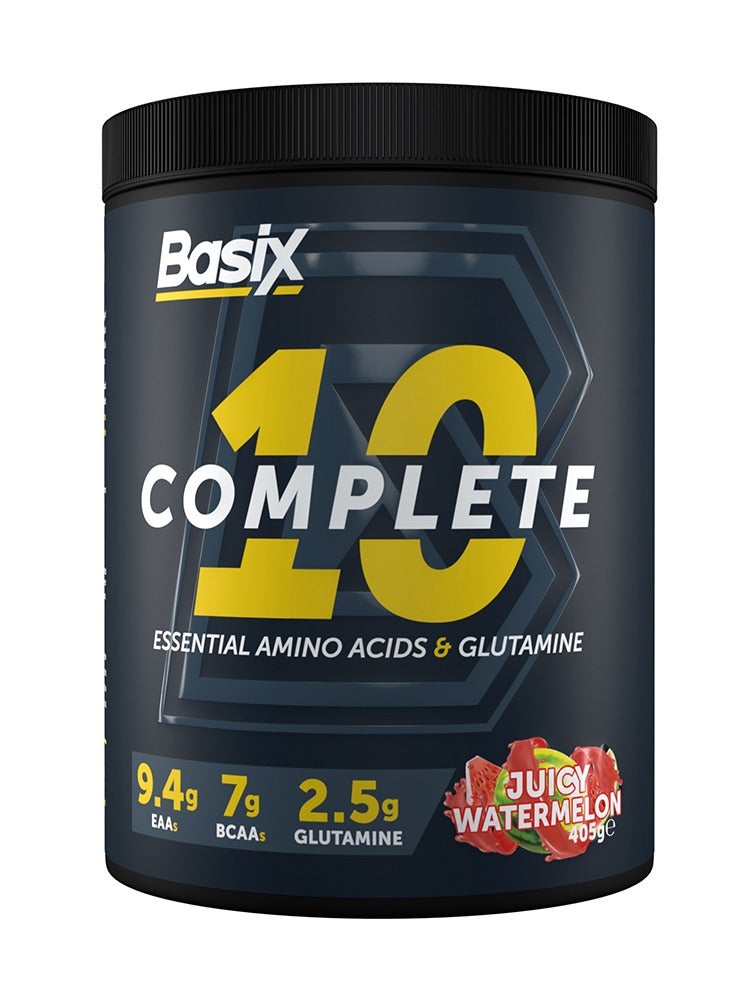 Basix Complete 10 EAAS & Glutamine - Juicy Watermelon - (405 g) - Image 1