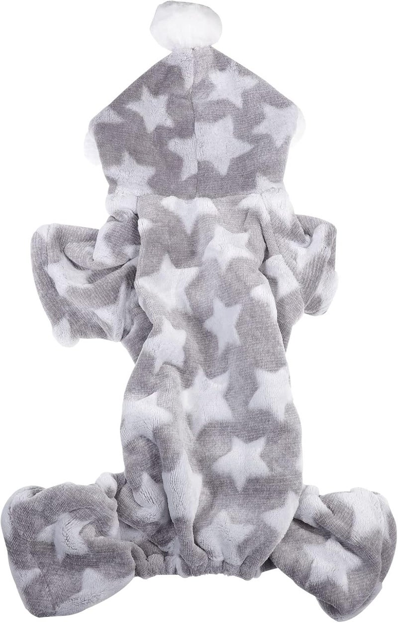klarako 1pc pet Pajamas Dog Pajamas Fleece Xmas pet Outfit pet Warm Coat Windproof pet Outfit pet Coat Puppy Bunny Costume Winter Pet Clothes Four-Legged Clothing Comfortable Coral Fleece - Image 1